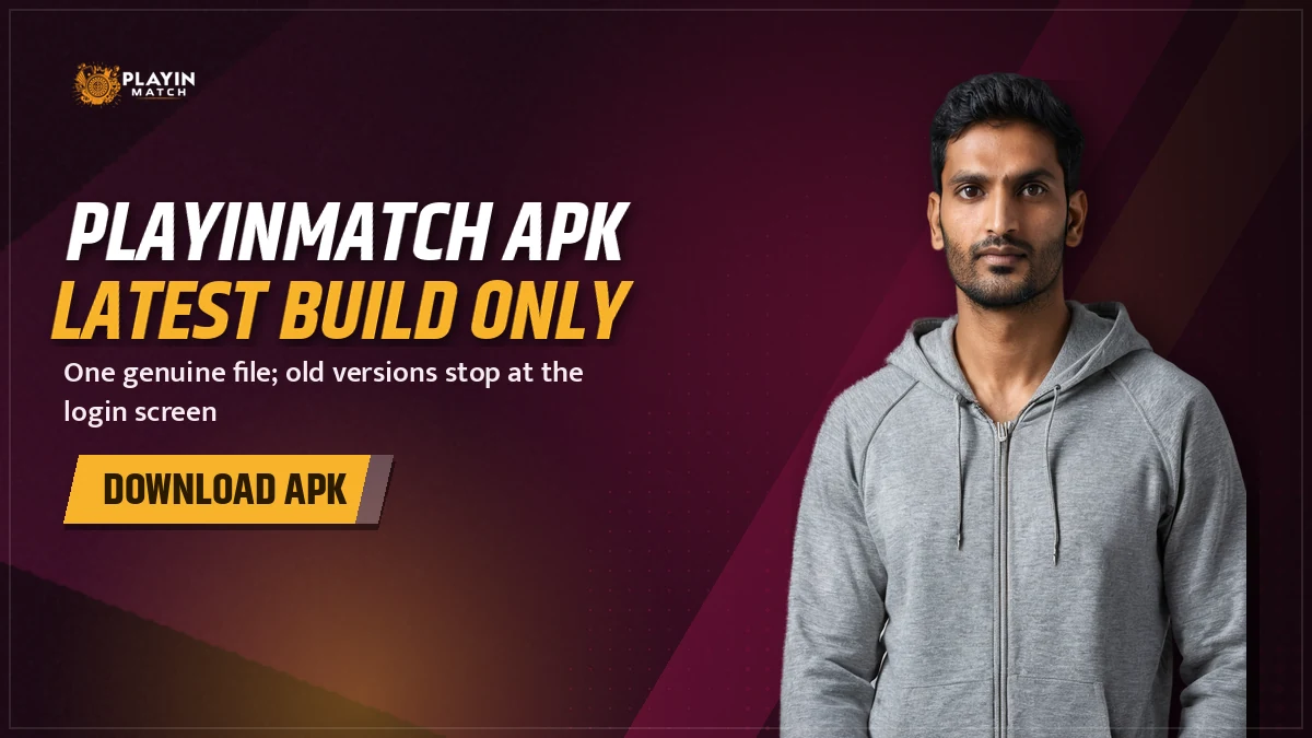 PlayinMatch APK latest version download banner for Android phones
