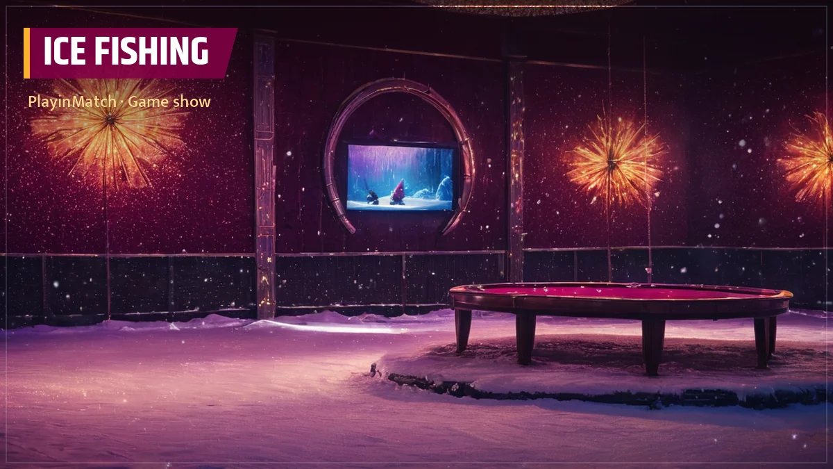PlayinMatch Ice Fishing game show tile in the live casino lobby